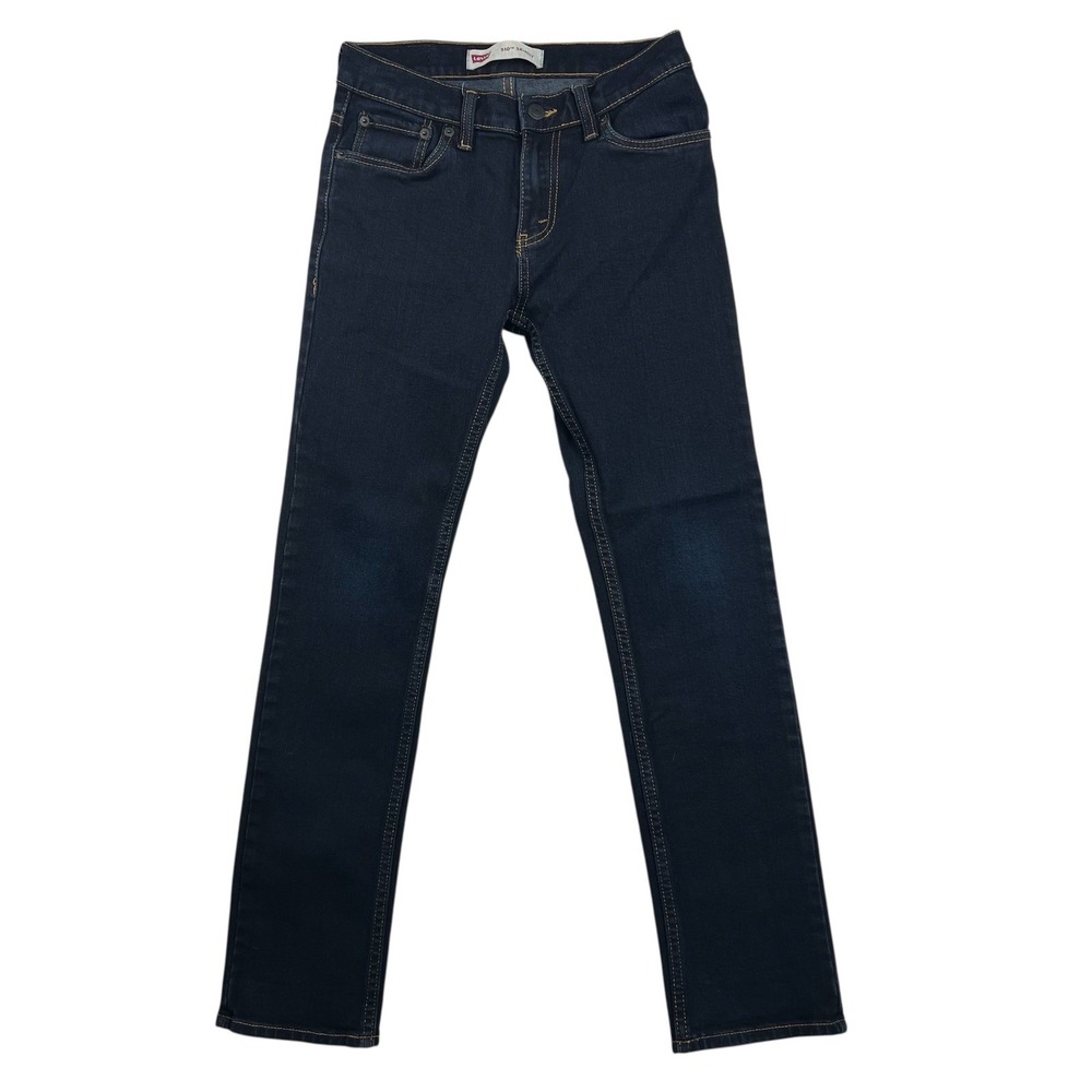 Levi Strauss & Co 510 Skinny Dark Wash Denim Jeans Boy's Size 14 Reg W27 L27